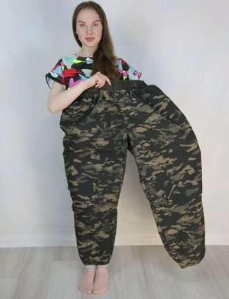 Костюм великан камуфляжный  "Сахара" демисезонный ткань софтшел (большой размер 64-66, 68-70, 72-74, 76-78)