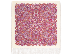 Павловопосадский платок Весенняя метель 2043-0