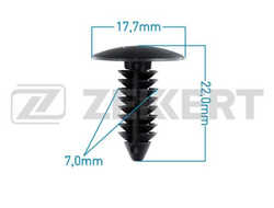 КЛИПСА КРЕПЕЖНАЯ ZEKKERT BE-1203