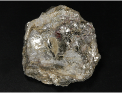 Кварц-слюдяной сланец, необработанный, дикий образец, Россия, Северный Кавказ, КЧР, река Малый Блыб (31*29*18 мм, 21 г) №29792