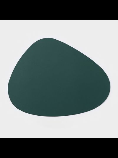 Салфетка сервировочная  45*35 см, цвет зеленый, искусственная кожа