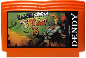Earth Worm Jim 3, Игра для Денди (Rare)