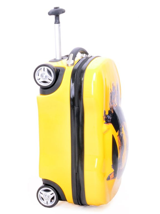 Детский чемодан Трансформеры Бамблби (Transformers) жёлтая машина