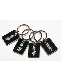 Брелок металлический с лазерной гравировкой киокушинкай