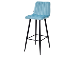 Барный стул DERRY G108-57 пудровый бирюзовый, велюр М-City