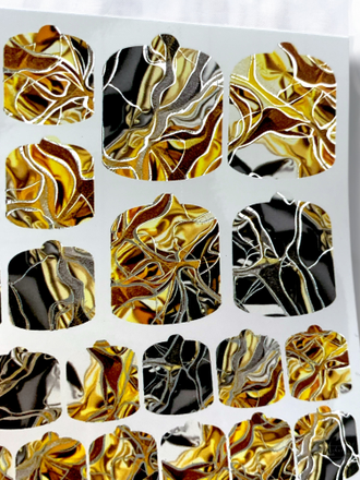 Пленки для педикюра с фольгой VIP-047