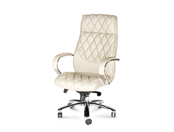 Кресло офисное Бонд слоновая кость