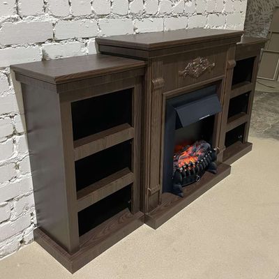 Электрокамин Брукс LUX AO с очагом Fobos