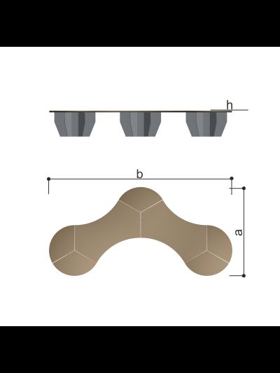 Скамья Romana 302.33.01