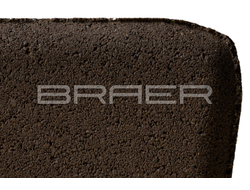 Тротуарная плитка классико круговая коричневый Браер 60 мм