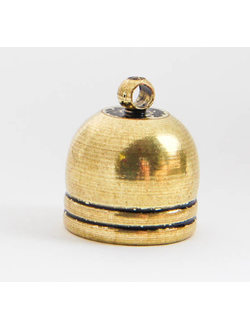 Колпачки- концевики ,  золото желтое, 14х16 мм