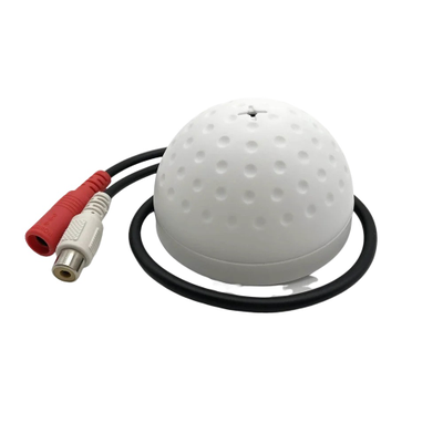 MIC-07 Высокочувствительный микрофон с АРУ для систем видеонаблюдения, подключение IP видеокамер с аудио каналом. Для использования в помещении.