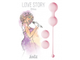3012-03 Набор вагинальных шариков Love Story Diva Lavender Sunset