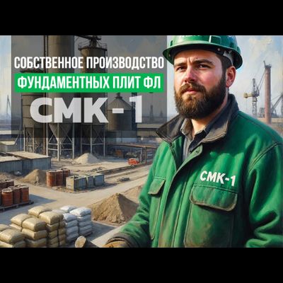 Фундаментная плита ФЛ 12-8-2 ГОСТ 13580-85