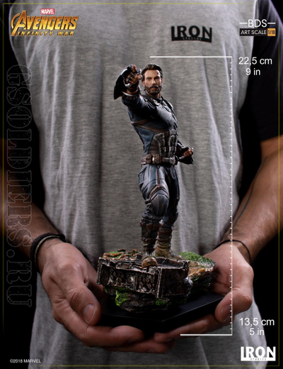 Капитан Америка, Мстители 1/10 Marvel Captain America Scale 1/10 Avengers Infinity War, Iron Studios