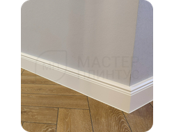 Плинтус ХДФ Dollken Cubu Hamburg Stil Slim 80мм Х 2,5 м 5012 Белый