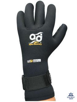 Перчатки неопреновые 5мм AquaDiscovery «VELCRO» р.M