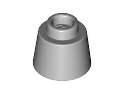 Cone 1 1/6 x 1 1/6 x 2/3 Fez, Light Bluish Gray (85975 / 6270528)