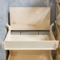 (МКФ0600) Мебель-конструктор из фанеры напольный стеллаж "Зиг-Заг"