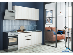 КУХОННЫЙ ГАРНИТУР СТИЛЬ (анкор светлый/венге), 1,6м.