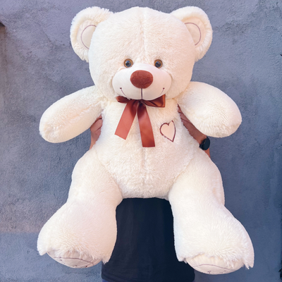 Плюшевый медведь 120 см бежевый Феликс