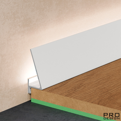 Плинтус Pro Design Corner 570 Белый муар