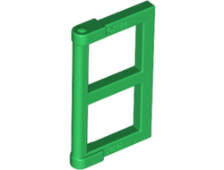 Pane for Window 1 x 2 x 3 with Thick Corner Tabs, Green (60608 / 6112266 / 6171061 / 6320190)