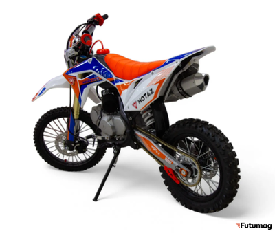 Питбайк MOTAX MX 125 Белый-оранжевый