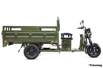 Грузовой электротрицикл Rutrike D4 NEXT 1800 72V1500W зеленый