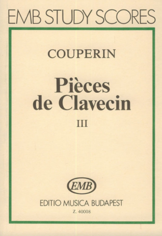 Couperin Pieces for Keyboard Band 3 - study score
