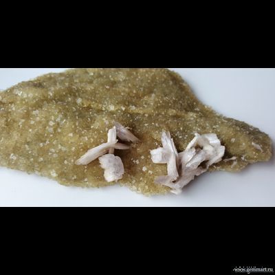 Флюорит и барит на породе (А)