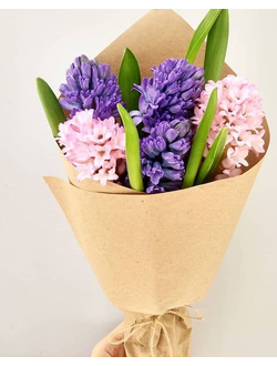 Букет из гиацинтов