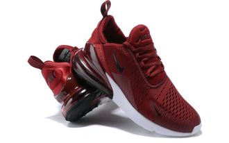 Nike Air Max 270 бордовые с белым