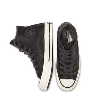 Зимние Кеды Converse Chuck 70 Cozy Club Almost Black