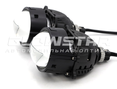 Билед модули Aozoom A15 24 вольта, 3.0 дюйма, 2 чипа, 5500K, 24V, 58W/65W, крепление 3R и съемное гаечное