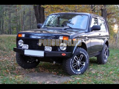 Передний силовой бампер серии Трофи на ВАЗ 2121, 2131 (Lada 4х4) 1977- (02.230.01)