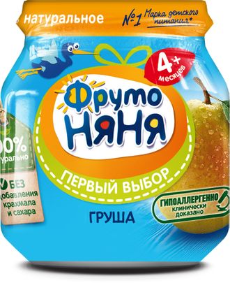 ФРУТОНЯНЯ 100г пюре груша