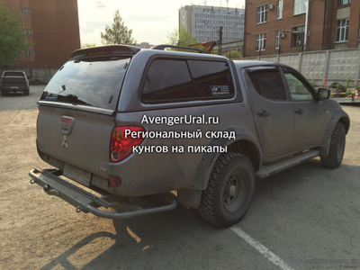 Кунг Carryboy S560 для Mitsubishi L200 с удлиненным кузовом 2013-2014-2015 г.в., цвет серый U17