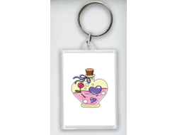 Брелок акриловый #12 на День влюблённых, 14 февраля