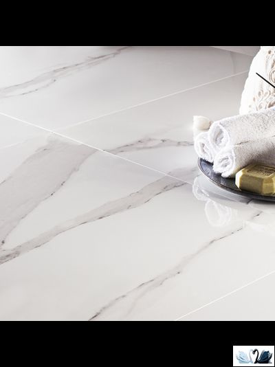 Керамогранит Staro Oasis Milos Statuario 60х60 см полированный цвет белый