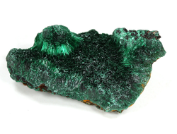 Малахит плисовый, кристаллический, ДР Конго (48*26*27 мм, 42 г) №37831