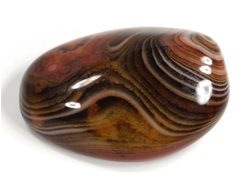 Сердолик, сардоникс, полировка, Индия (42*30*19 мм, 33 г) №28991