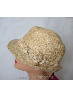 Шляпа Федора с пайетками Италия vizio