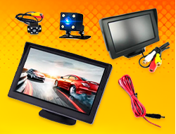 Камеры заднего хода и мониторы