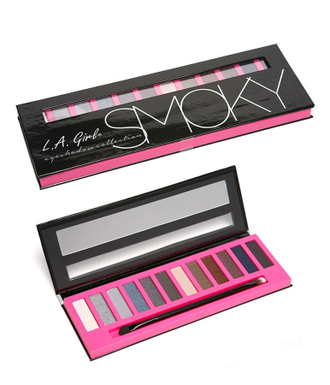 Палитра теней 12 цветов L.A. Girl Beauty Brick Eyeshadow Collection 332 Smoky