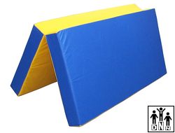 Мат гимнастический складной 2-х секционный