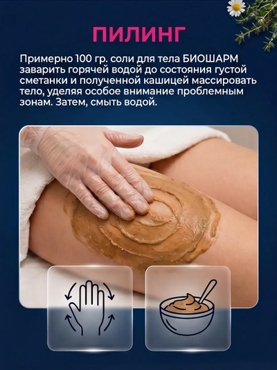 Минеральная соль ДЛЯ ТЕЛА, УПРУГАЯ КОЖА, АНТИЦЕЛЛЮЛИТ, 450 гр.
