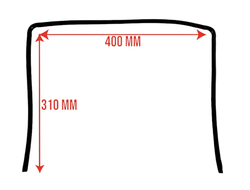 Уплотнение дверки духовки "Ново-Вятка", "Электра", "Rika" (310x400x310)