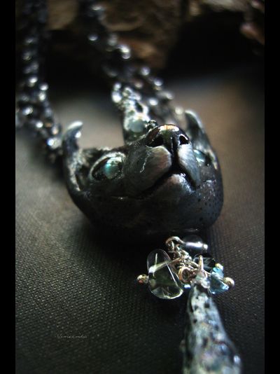 Волшебное колье-оберег &quot;Всеокий Оракул Снов&quot; (натуральные александриты, флюориты)