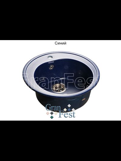 Керамическая мойка для кухни Granfest GF-R510 круглая мойка